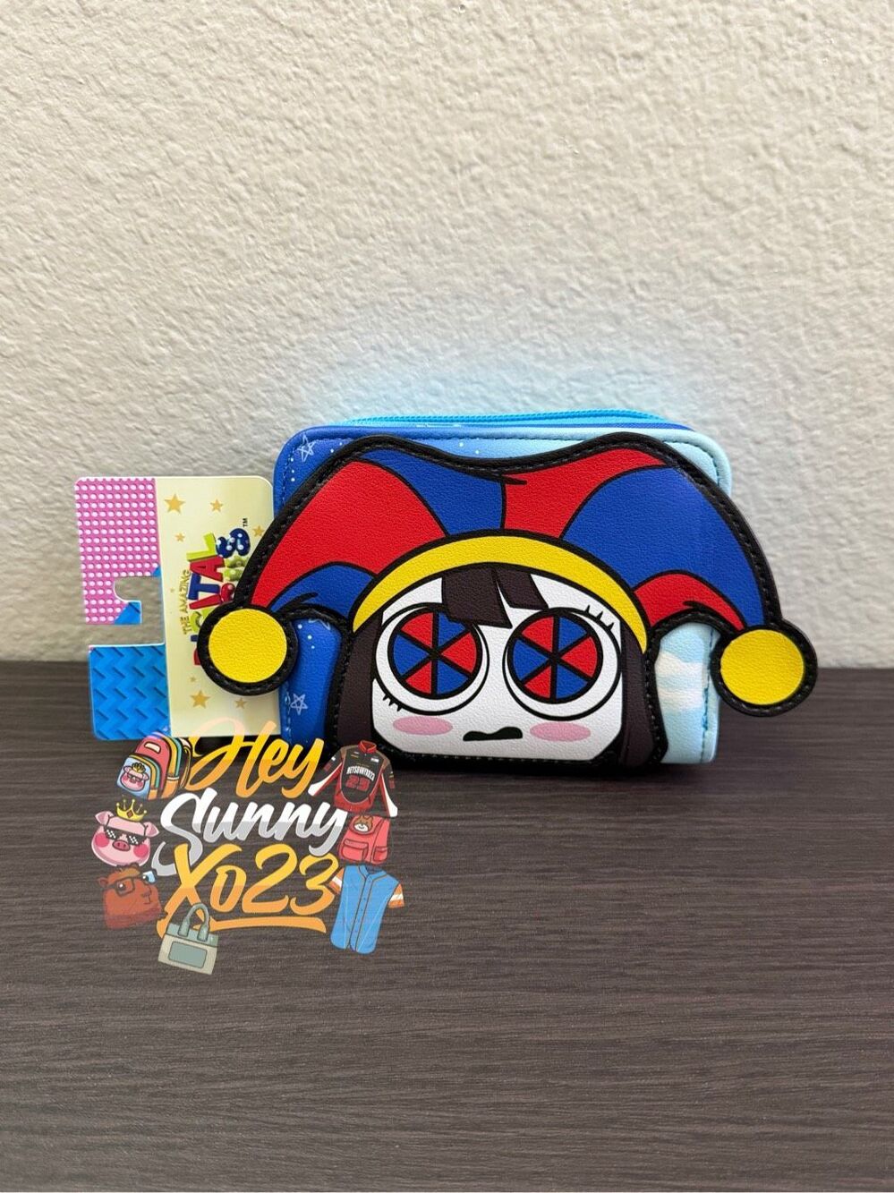 The Amazing Digital Circus Pomni Sky Zip Wallet